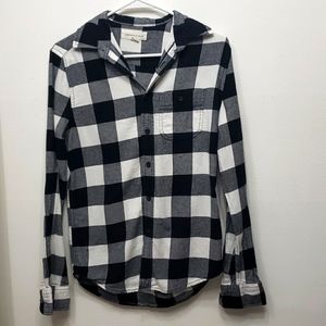 Flannel long sleve blouse